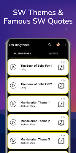 SW Ringtones ekran görüntüsü