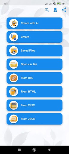 CSV file Create Edit & Viewer ekran görüntüsü