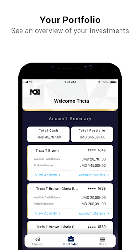 NCBCM Wealth Connect ekran görüntüsü