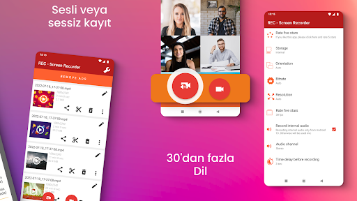 Ekran kaydedici - REC ekran görüntüsü
