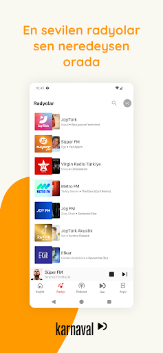 Karnaval: Müzik Radyo Podcast ekran görüntüsü