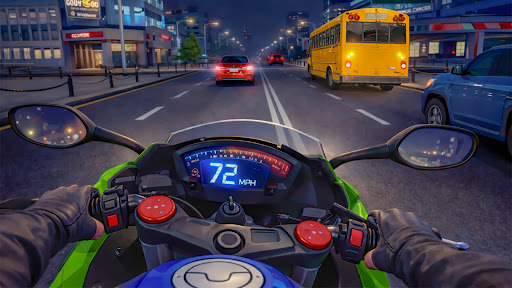 Moto Traffic Rider 3D Rush ekran görüntüsü