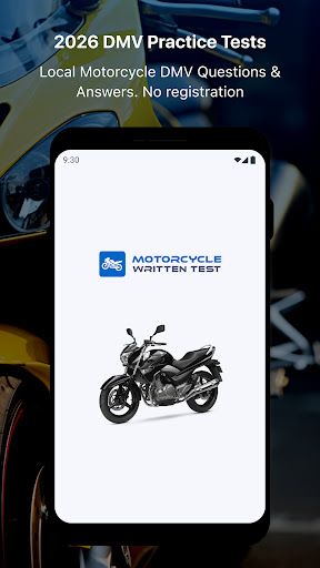 Motorcycle DMV Written Test ekran görüntüsü