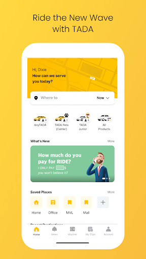 TADA - Taxi, Cab, Ride Hailing ekran görüntüsü