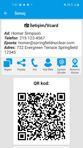 QR Kod Okuyucu PRO ekran görüntüsü