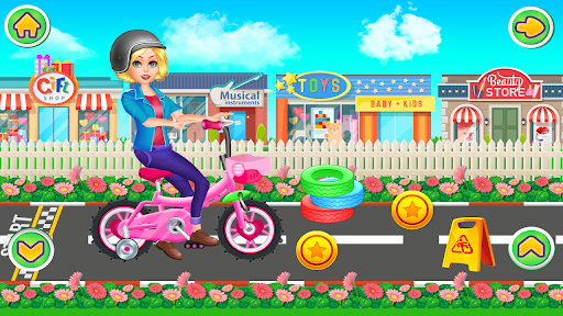 Girl Bicycle Repair Wash Salon ekran görüntüsü