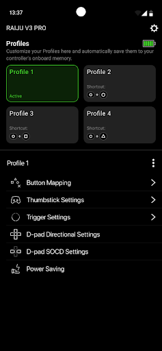 Razer Controller ekran görüntüsü