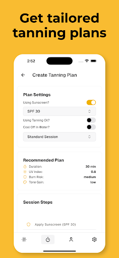 UV Tan: Tanning & Sun Tracker ekran görüntüsü