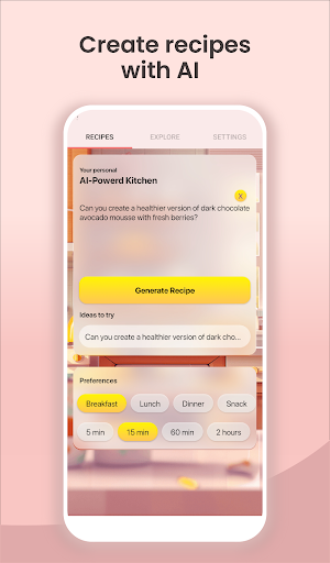AI Recipe Maker & Planner ekran görüntüsü