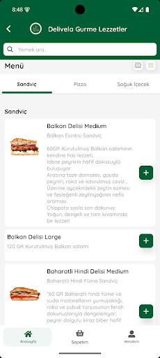 Deli Vela Gurme ekran görüntüsü