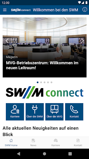 SWM connect ekran görüntüsü