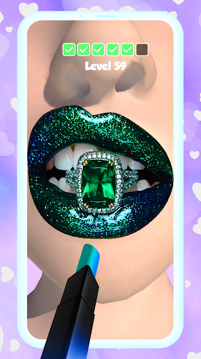 Lipstick Makeup Game ekran görüntüsü