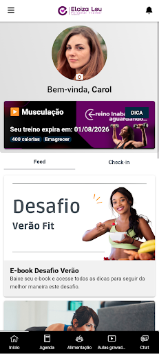 Eloiza Leu Personal Trainer ekran görüntüsü