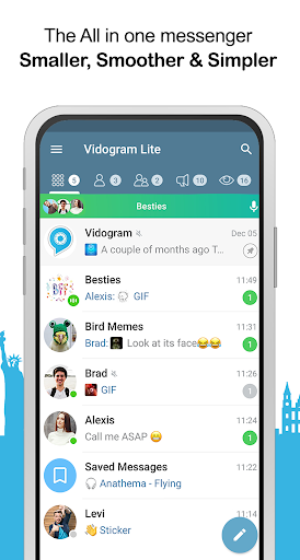 Vidogram Lite ekran görüntüsü