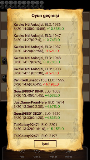 Dama 10x10 ekran görüntüsü