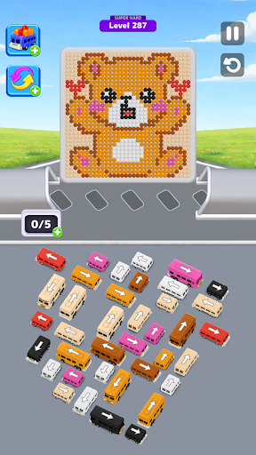 Bus Loop - Bubble Jam Puzzel ekran görüntüsü