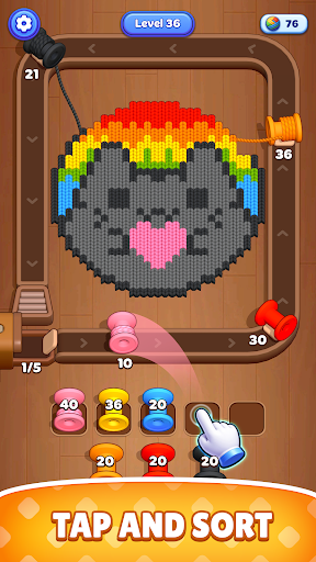 Woolloop! Color Puzzle ekran görüntüsü
