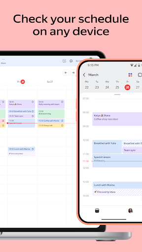 Yandex Calendar ekran görüntüsü