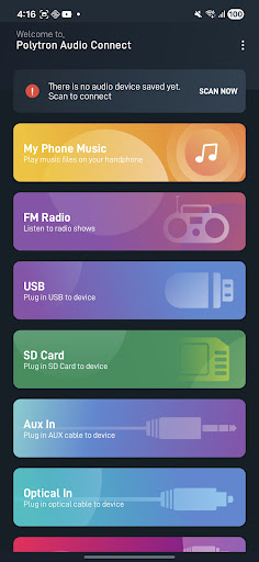 Polytron Audio Connect ekran görüntüsü