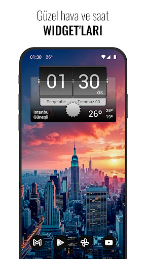 3D Flip Clock & Weather Pro ekran görüntüsü