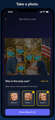 FaceLuck - AI Face Lottery ekran görüntüsü