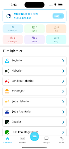 Mühendis Tek-Sen Yerel ekran görüntüsü