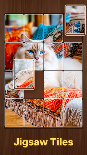 Jigsaw Tiles Puzzles Oyunu ekran görüntüsü