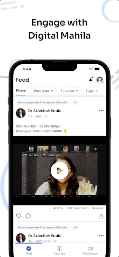 Digital Mahila ekran görüntüsü