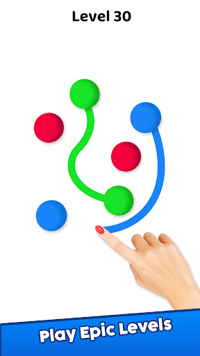 Connect Color Ball Puzzle Game ekran görüntüsü