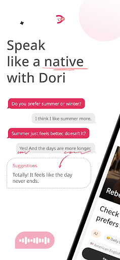 Dori Speak AI English Learning ekran görüntüsü