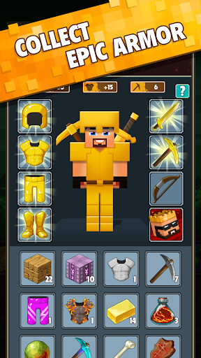 Minetap 3D: Idle-Merge RPG ekran görüntüsü