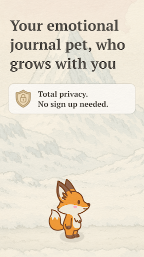 Foxtale: Emotion Journal Buddy ekran görüntüsü