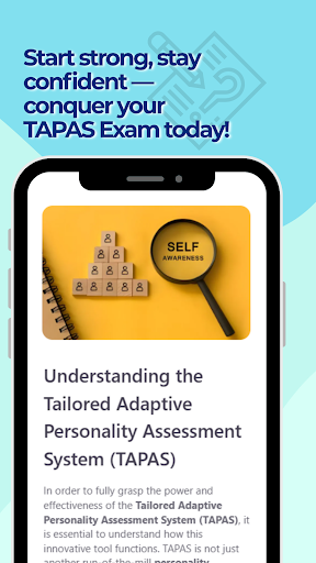 TAPAS Practice Test ekran görüntüsü