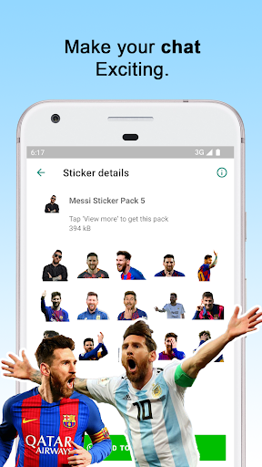 Messi Stickers - Leo Messi ekran görüntüsü