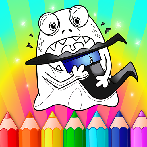 Kids Coloring: Halloween Monst