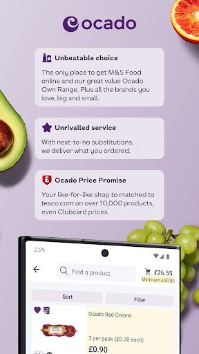 Ocado - Online Grocery ekran görüntüsü