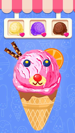 Ice Cream Maker Shop Diy Games ekran görüntüsü