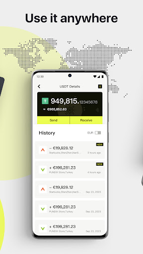 p(x)Card: crypto & NFT wallet ekran görüntüsü