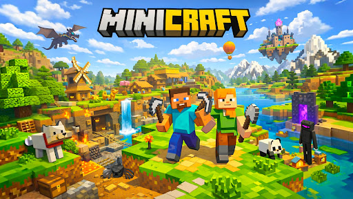 Minicraft Block Craft 3D ekran görüntüsü