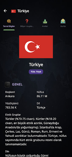 Dünya Atlası ekran görüntüsü