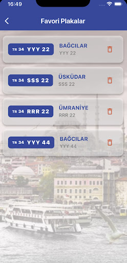 İstanbul Plaka Sorgulama ekran görüntüsü