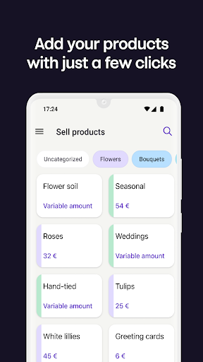 Mobile Point-of-sale ekran görüntüsü
