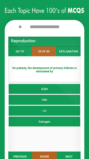 Biology MCQs with Answers and  ekran görüntüsü