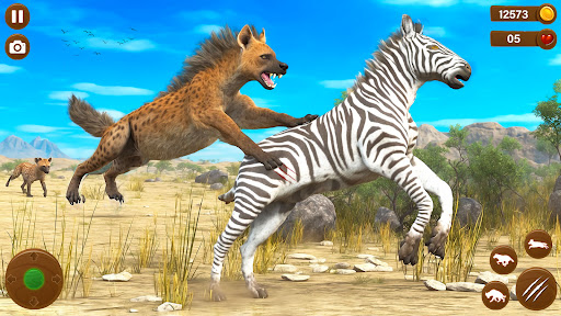 Wild Hyena Family Life Sim ekran görüntüsü