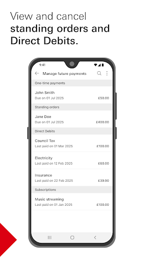 HSBC UK Mobile Banking ekran görüntüsü