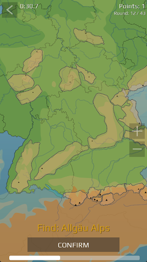 German Map Quiz ekran görüntüsü