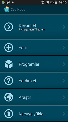 Cep Kodu (Pocket Code) ekran görüntüsü