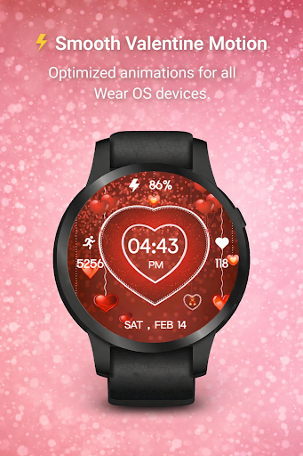 Animated Valentine Heart Watch ekran görüntüsü