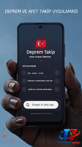 Deprem Ve Afet Uyarı Sistemi ekran görüntüsü