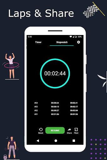 Timer Stopwatch App - Sound ekran görüntüsü